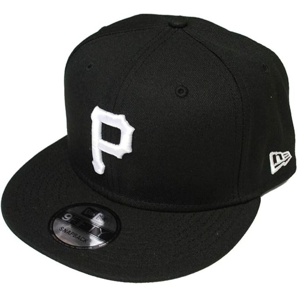 New Era 9Fifty MLB Pittsburgh Pirates Snapback Cap - Adjustable - Black & White